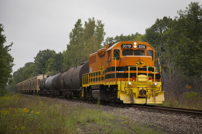 Обои картинки фото техника, поезда, дорога, состав, локомотив, железная