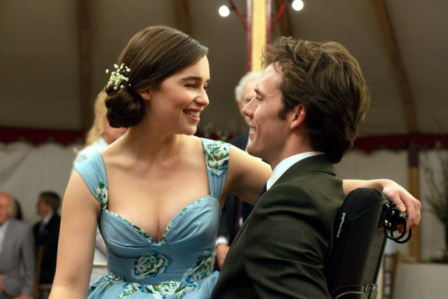 Обои картинки фото кино фильмы, me before you, sam, claflin, emilia, clarke