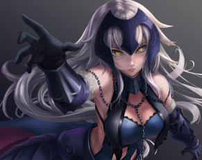 Картинка аниме fate stay+night jeanne d'arc alter