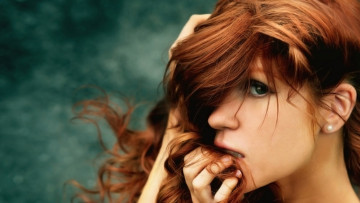 Картинка девушки -+лица +портреты рыжие волосы