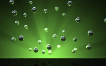 Картинка bubbles 3д графика шары сферы пузыри мячи