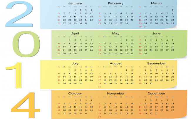 Обои картинки фото календари, -другое, календарь, 2014
