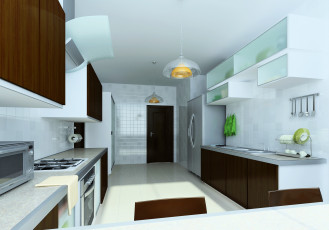 Картинка 3д+графика реализм+ realism кухня