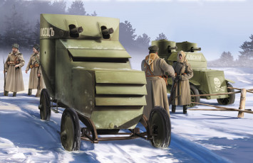 Картинка рисованное армия броневик