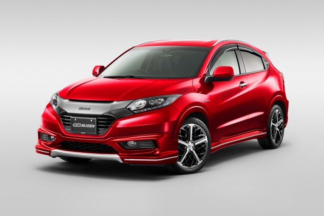 Обои картинки фото автомобили, honda, vezel, mugen, красный, 2016г