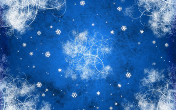 Картинка праздничные снежинки+и+звёздочки снежинки завитки