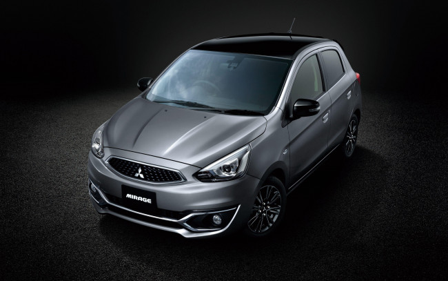 Обои картинки фото 2019 mitsubishi mirage black edition, автомобили, mitsubishi, 2019, года, компактные, mirage, японские