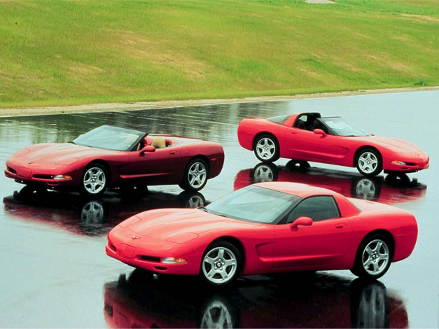 Обои картинки фото corvette, автомобили