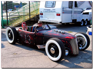 Картинка rat rod color автомобили выставки уличные фото