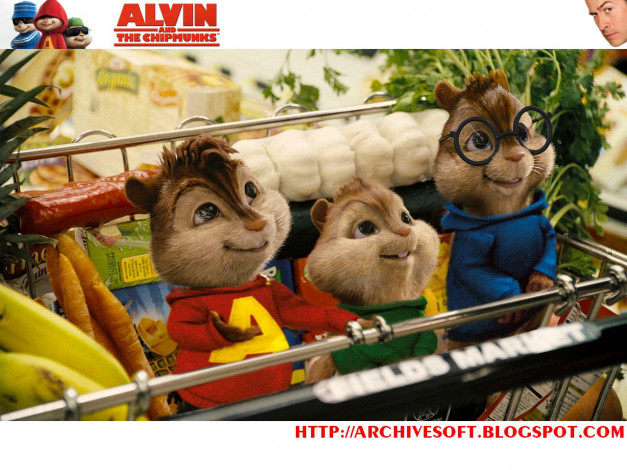 Обои картинки фото alvin, and, the, chipmunks, мультфильмы