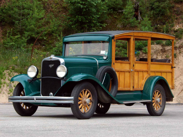 Обои картинки фото dodge, suburban, 1929, автомобили, классика
