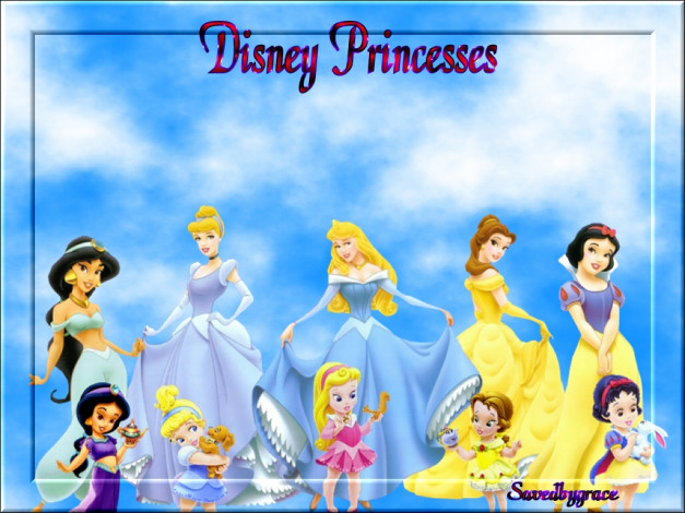 Обои картинки фото мультфильмы, disney`s, princess