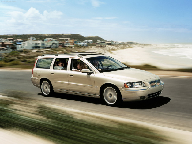 Обои картинки фото volvo, v70, 2007, автомобили