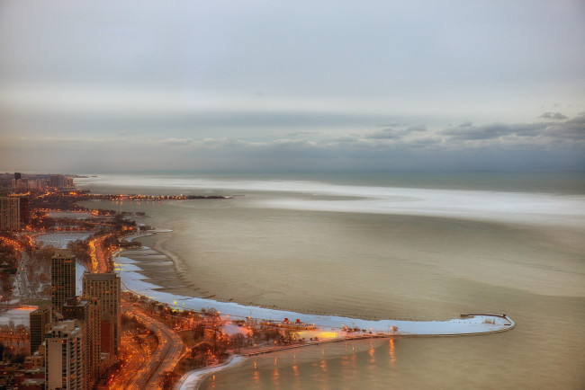 Обои картинки фото города, Чикаго, сша, побережье