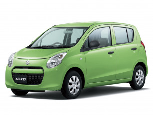 обоя автомобили, suzuki, alto, jp-spec, 2009, зеленый