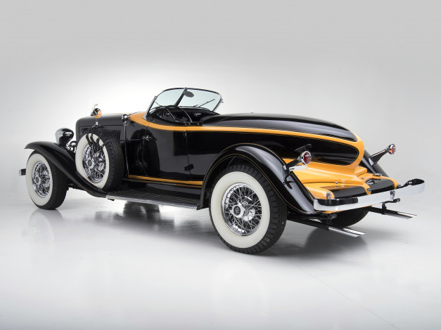Обои картинки фото автомобили, auburn, v12, 160a, speedster, 1932, темный