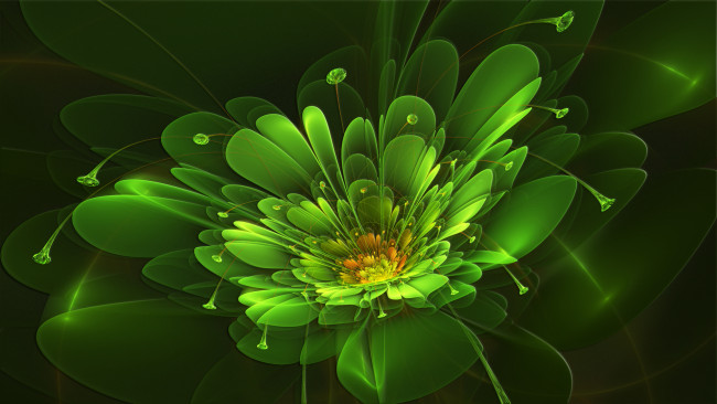 Обои картинки фото 3д графика, fractal , фракталы, цветок, фрактал