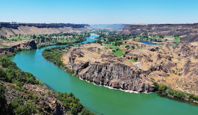 Обои картинки фото snake river, природа, реки, озера, snake, river, canyon, сша, айдахо, река