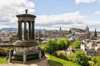 Картинка edimbourg города эдинбург+ шотландия панорама