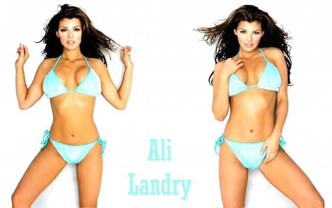 Обои картинки фото девушки, ali landry, актриса, модель, купальник