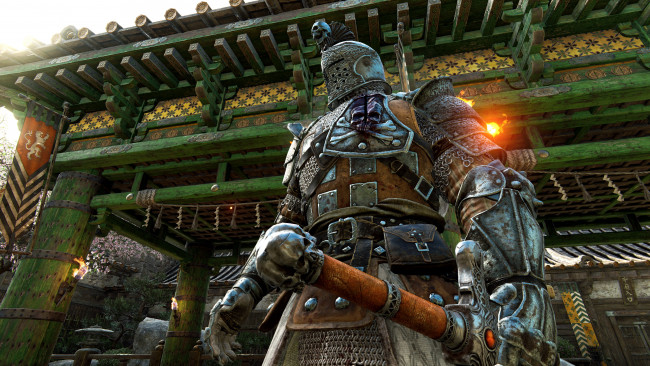 Обои картинки фото видео игры, for honor, рыцарь, броня, меч, крепость