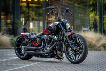 обоя мотоциклы, harley-davidson, softail, breakout, 117, customized, bat, wheeler, tuning, bikes