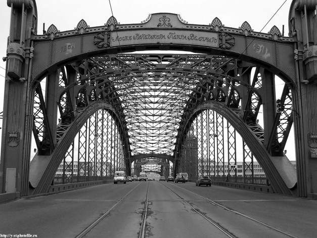 Обои картинки фото питер, мост, петра, великого, города, санкт, петербург, петергоф, россия
