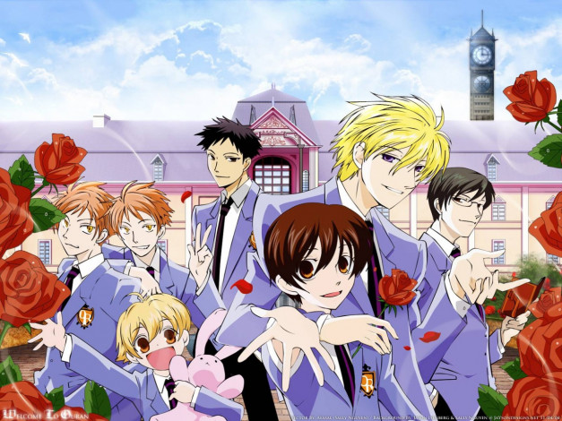 Обои картинки фото аниме, ouran, high, school, host, club