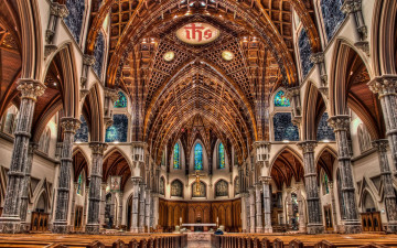 Картинка holy name cathedral chicago интерьер убранство роспись храма
