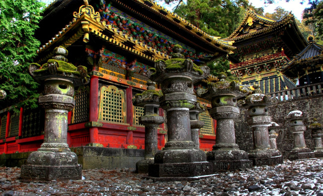 Обои картинки фото храм, никко, Япония, города, буддистские, другие, храмы, пагода