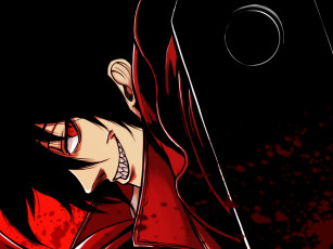 Картинка аниме hellsing вампир vampire alucard дракула