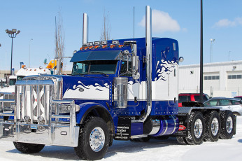 Картинка peterbilt автомобили company сша тягачи классические motors седельные грузовики