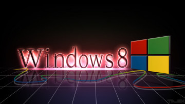 Картинка компьютеры windows+8 фон операционная система логотип