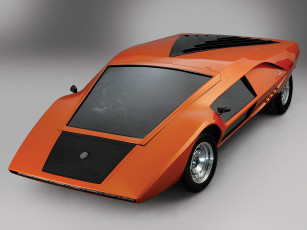Картинка lancia+stratos+hf+zero+concept+1970 автомобили lancia car stratos 1970 concept hf zero оранжевый