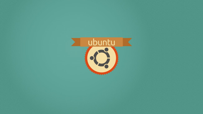 Обои картинки фото компьютеры, ubuntu linux, фон, логотип