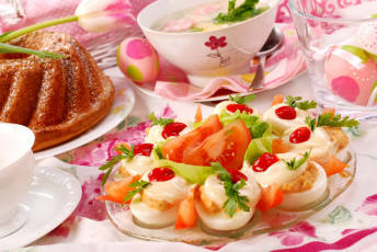 Картинка еда салаты +закуски весна пасха
