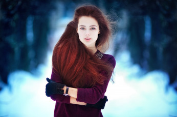 Картинка девушка девушки -unsort+ рыжеволосые+и+другие модель