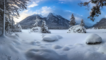 Картинка природа зима сугробы снег