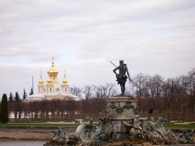 Обои картинки фото петродворец, города, санкт, петербург, петергоф, россия