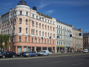 Картинка рига привокзальная площадь города латвия