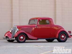 Картинка 1934 ford coupe+350ci автомобили custom classic car