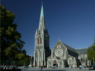 Картинка newzealand города католические соборы костелы аббатства christchurch new+zealand