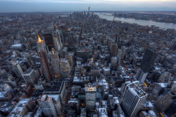 обоя города, нью, йорк, сша, небоскребы, панорама