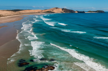 Картинка природа побережье новая зеландия