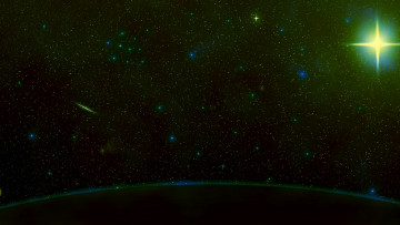 Картинка космос звезды созвездия планета сияние звёзды