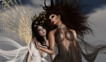 Картинка 3д графика fantasy фантазия красавицы