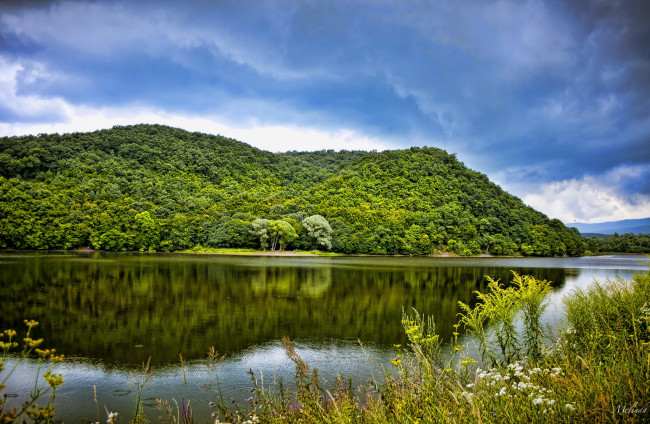 Обои картинки фото венгрия, озеро, lаzbеrc, природа, реки, озера