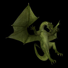 Картинка 3д+графика creatures+ существа дракон фон
