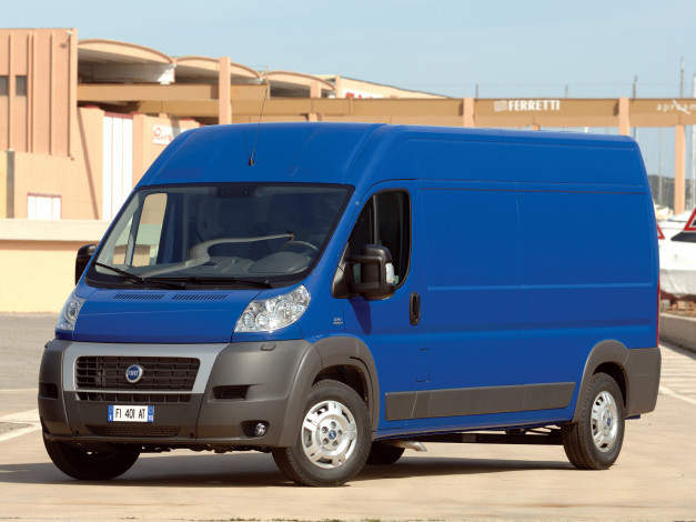 Обои картинки фото автомобили, fiat, van, синий, 250, l3h2, maxi, ducato