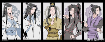 Картинка аниме mo+dao+zu+shi персонажи